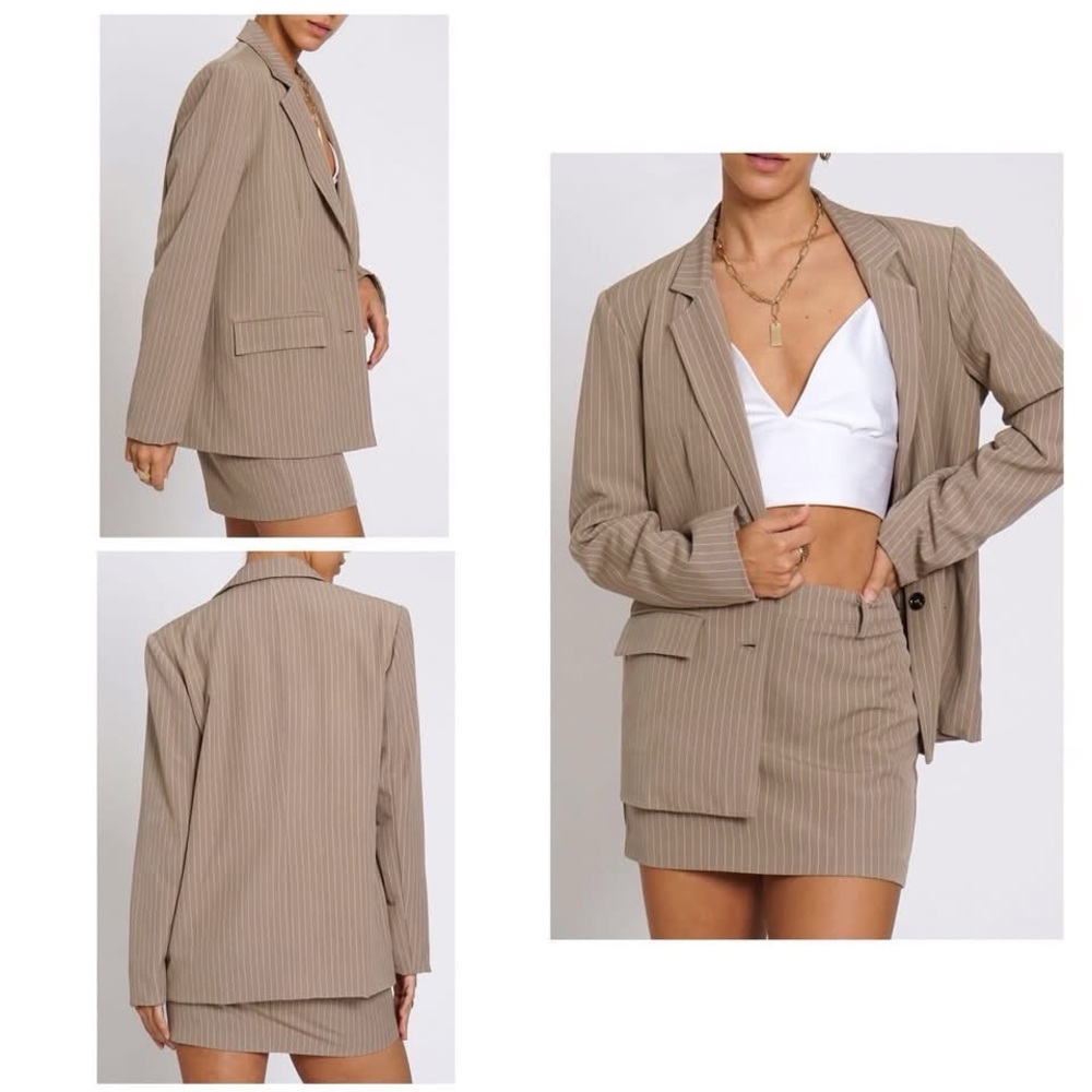 Pinstripe Blazer